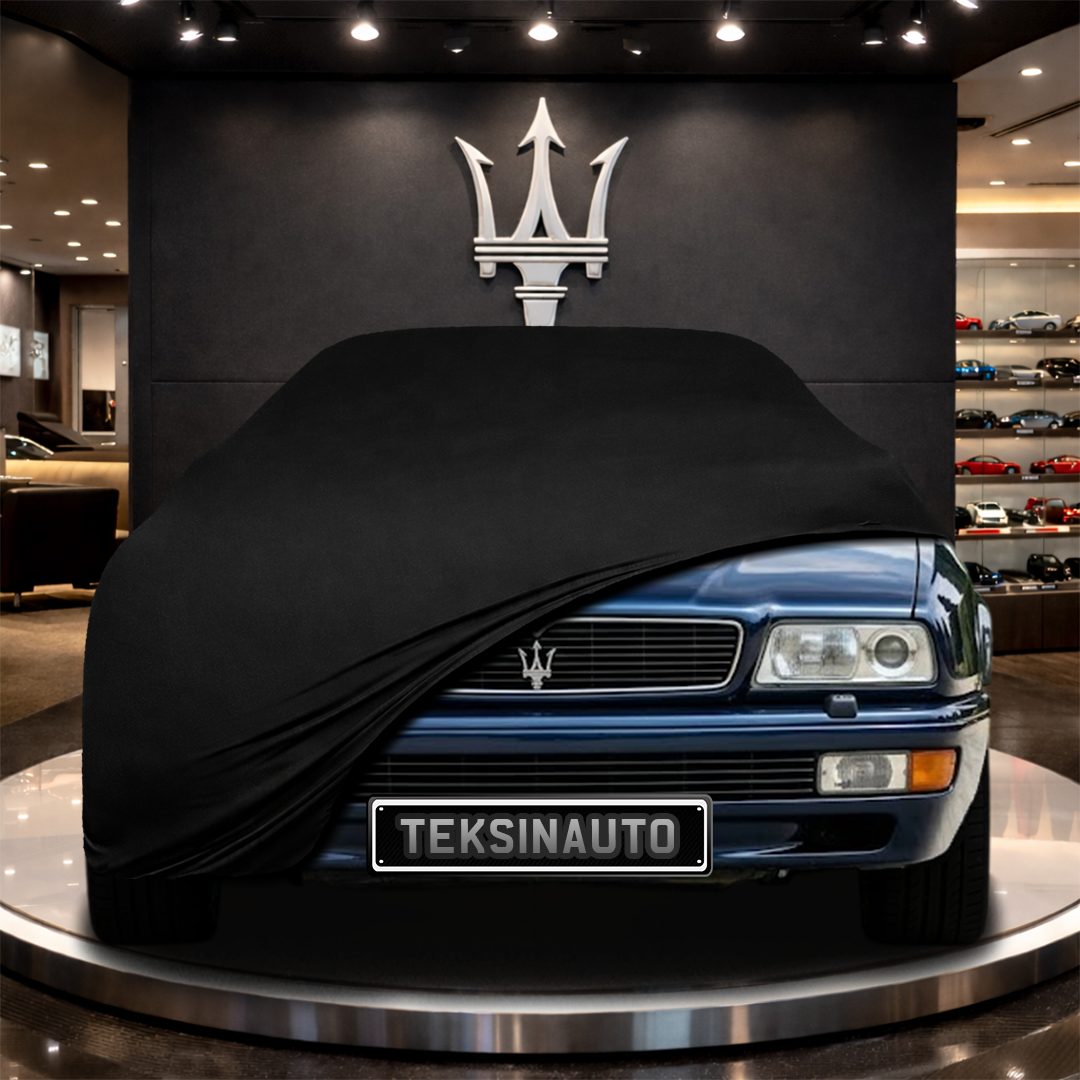 MASERATİ QUATTROPORTE (1994-1998) Custom Fit Indoor Car Cover Soft Stretch Black Gray Blue Red Dust Protection Garage Cover Laser Cut + Bag