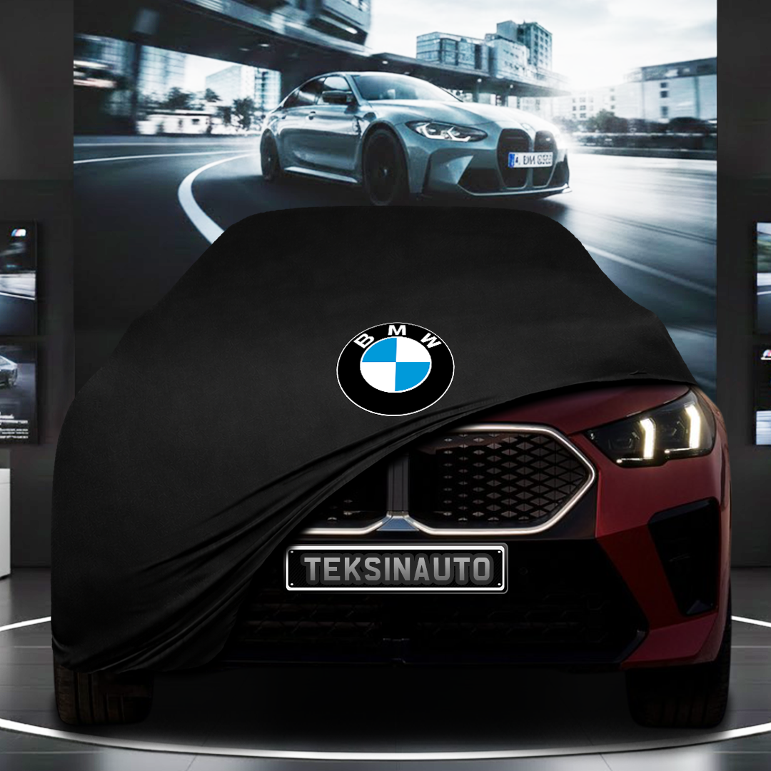BMW İX2 (2024-) Custom Fit Indoor Car Cover Soft Stretch Black Gray Blue Red Dust Protection Garage Cover Laser Cut + Bag