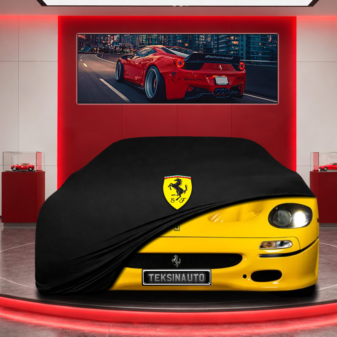 Ferrari F50 Custom Fit Indoor Car Cover Soft Stretch Black Gray Blue Red Dust Protection Garage Cover Laser Cut + Bag