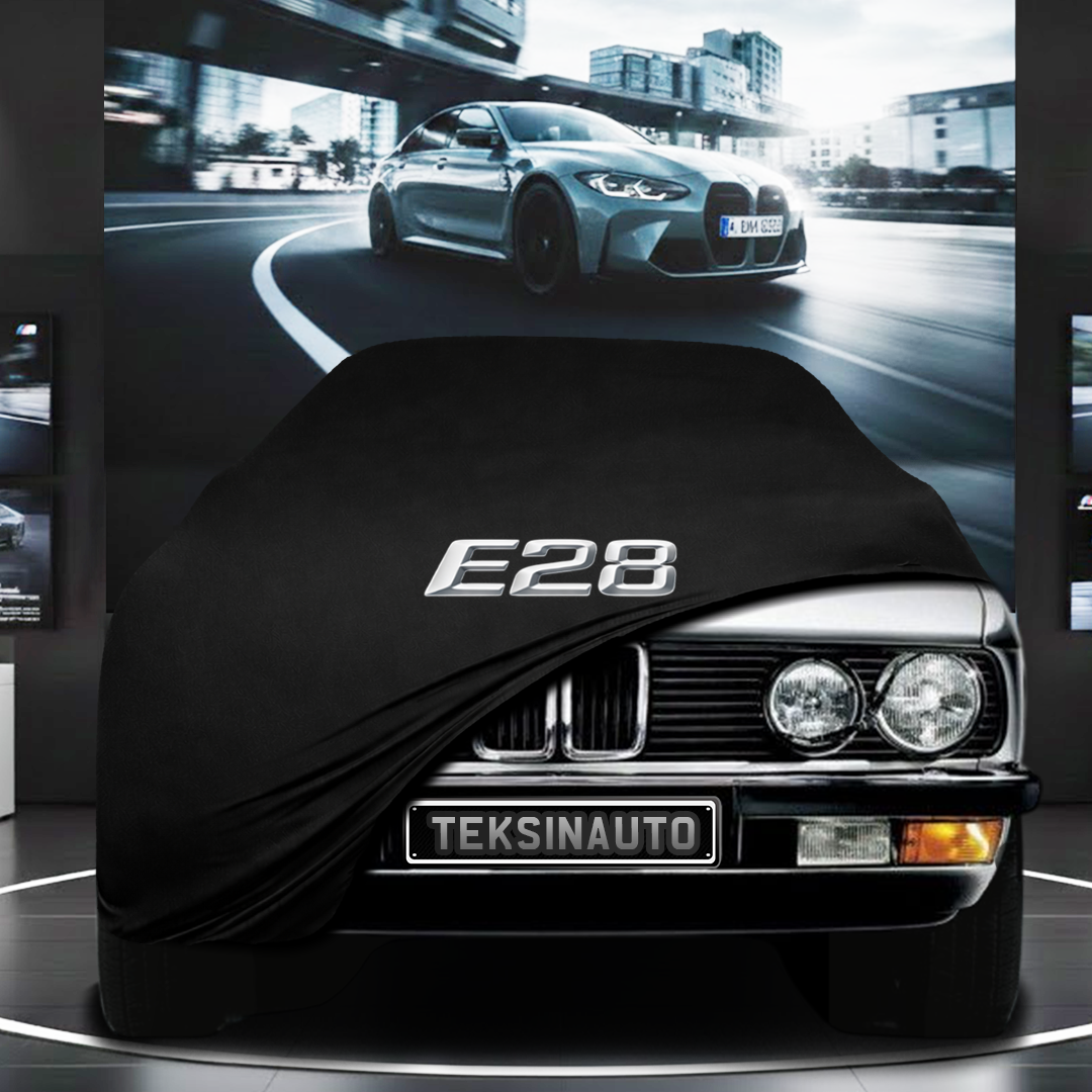 BMW 5 E28 (1981-1988) Custom Fit Indoor Car Cover Soft Stretch Black Gray Blue Red Dust Protection Garage Cover Laser Cut + Bag