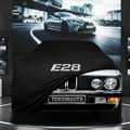 BMW 5 E28 (1981-1988) Custom Fit Indoor Car Cover Soft Stretch Black Gray Blue Red Dust Protection Garage Cover Laser Cut + Bag