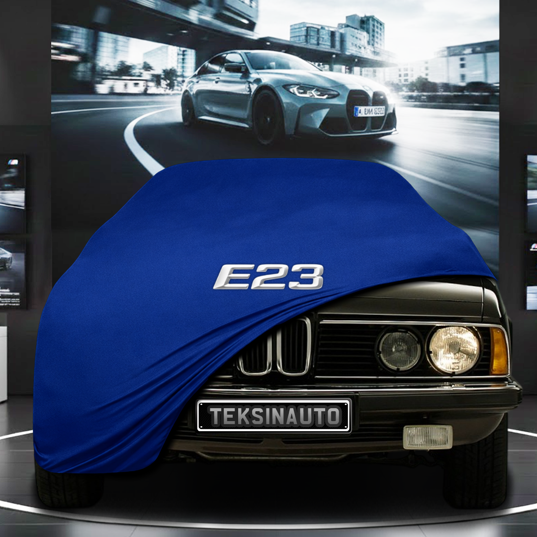 BMW 7 E23 (1977-1986) Custom Fit Indoor Car Cover Soft Stretch Black Gray Blue Red Dust Protection Garage Cover Laser Cut + Bag