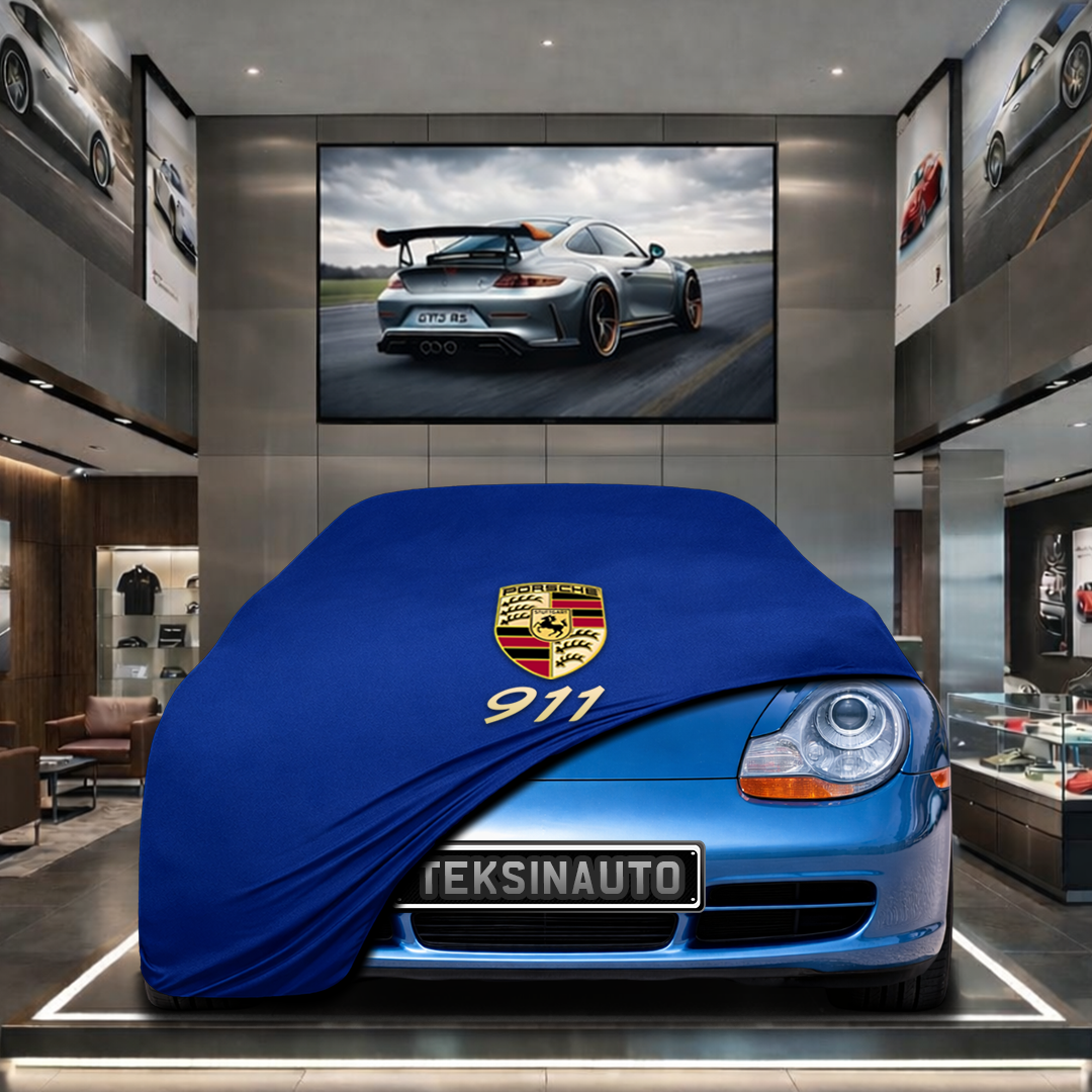 PORSCHE 911 996 1997-2001 Custom Fit Indoor Car Cover Soft Stretch Black Gray Blue Red Dust Protection Garage Cover Laser Cut + Bag