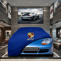 PORSCHE 911 996 1997-2001 Custom Fit Indoor Car Cover Soft Stretch Black Gray Blue Red Dust Protection Garage Cover Laser Cut + Bag
