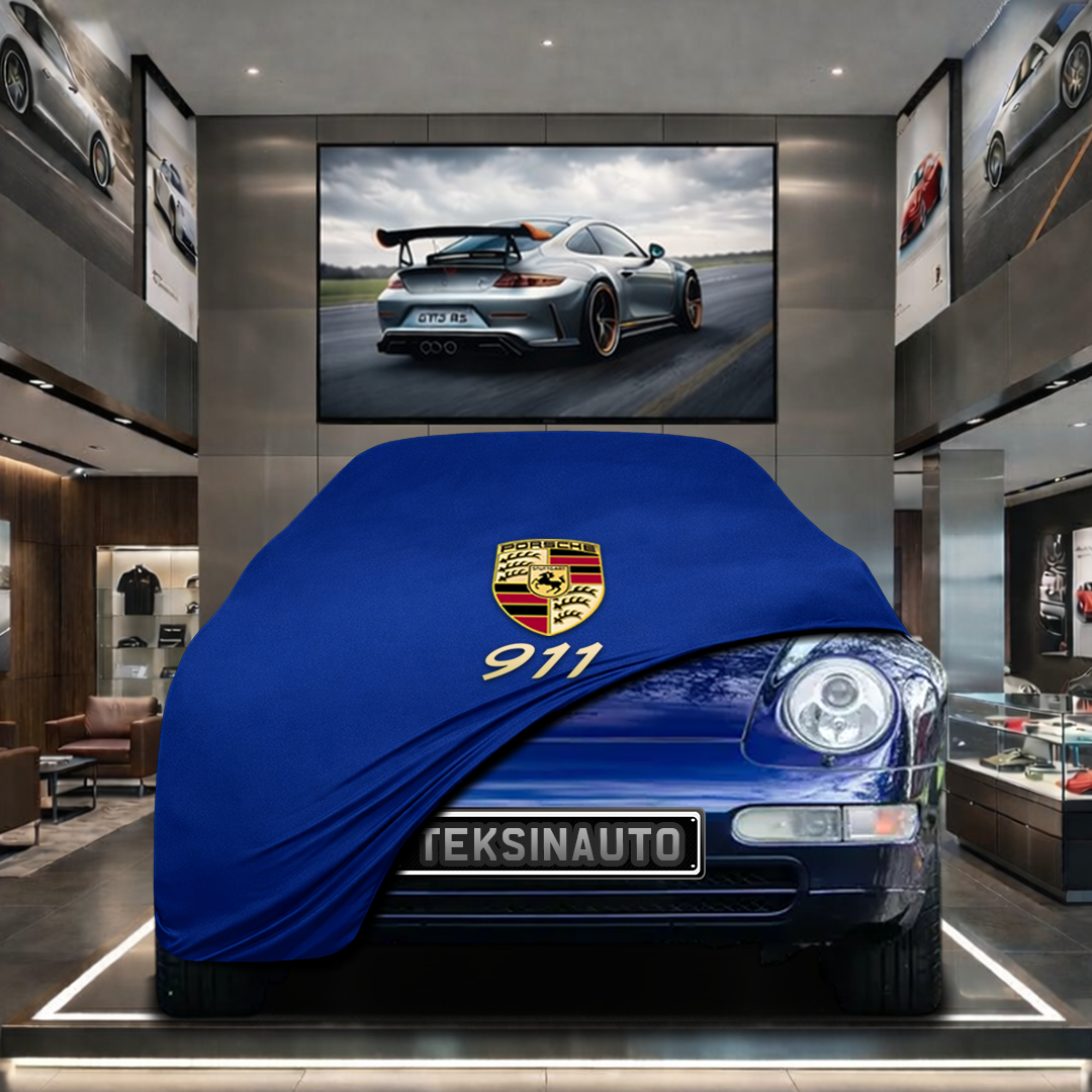 PORSCHE 911 993 1994-1998 Custom Fit Indoor Car Cover Soft Stretch Black Gray Blue Red Dust Protection Garage Cover Laser Cut + Bag