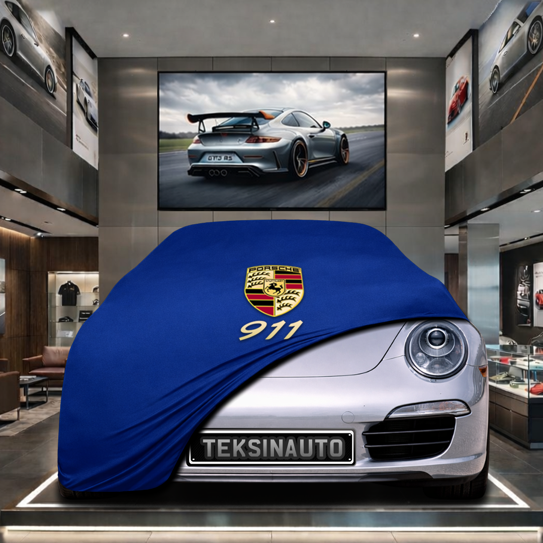 PORSCHE 911 991-2 CABRİOLET 2015-2018 Custom Fit Indoor Car Cover Soft Stretch Black Gray Blue Red Dust Protection Garage Cover Laser Cut + Bag