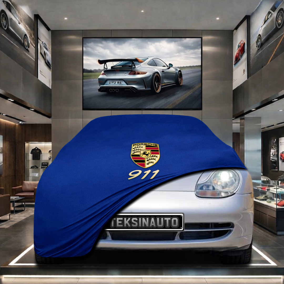 PORSCHE 911 996 2000-2006 Custom Fit Indoor Car Cover Soft Stretch Black Gray Blue Red Dust Protection Garage Cover Laser Cut + Bag