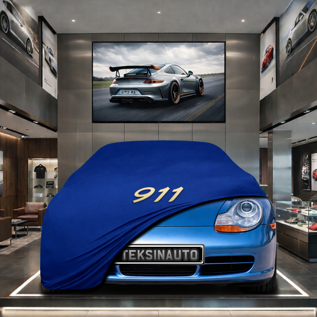 PORSCHE 911 996 1997-2001 Custom Fit Indoor Car Cover Soft Stretch Black Gray Blue Red Dust Protection Garage Cover Laser Cut + Bag