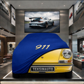 PORSCHE 911 COUPE (G) 1973-1989 Custom Fit Indoor Car Cover Soft Stretch Black Gray Blue Red Dust Protection Garage Cover Laser Cut + Bag