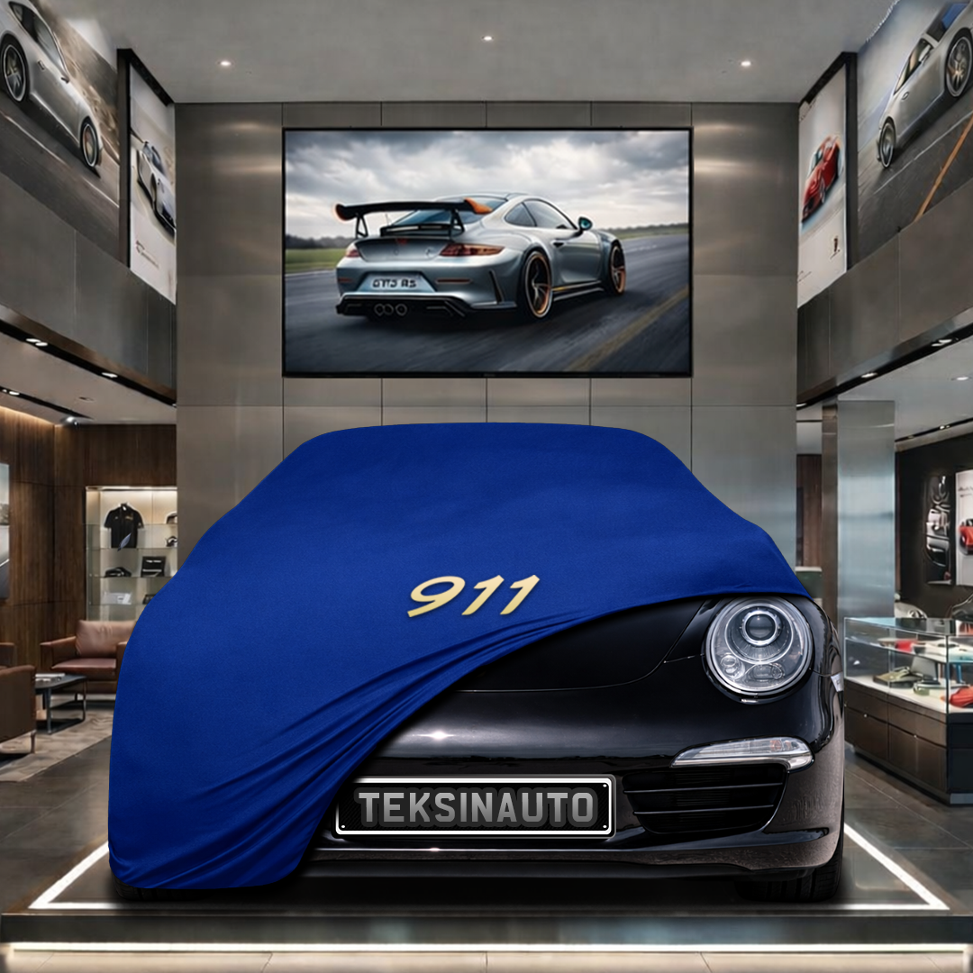 PORSCHE 911 997 Custom Fit Indoor Car Cover Soft Stretch Black Gray Blue Red Dust Protection Garage Cover Laser Cut + Bag