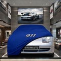 PORSCHE 911 996 2000-2006 Custom Fit Indoor Car Cover Soft Stretch Black Gray Blue Red Dust Protection Garage Cover Laser Cut + Bag