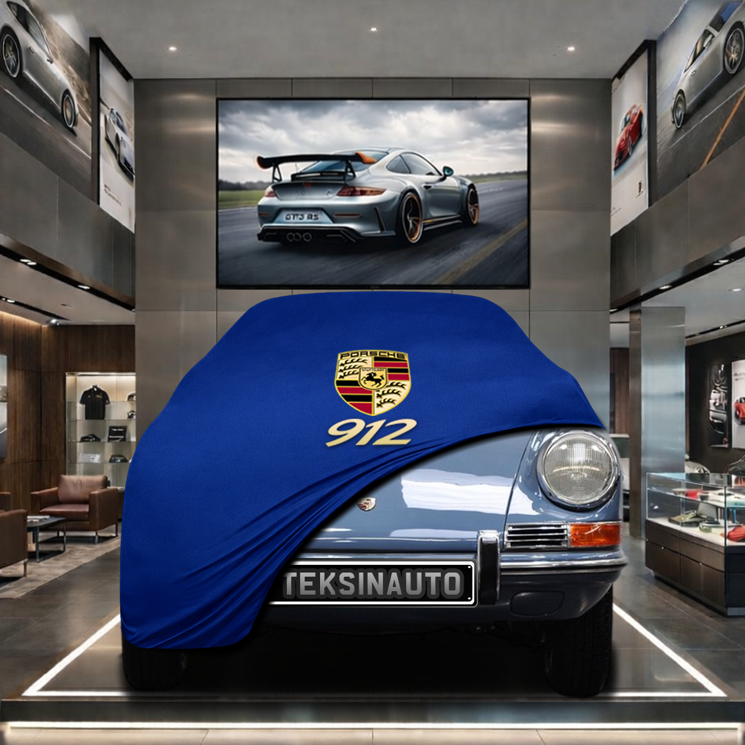 PORSCHE 912 1965-1969 Custom Fit Indoor Car Cover Soft Stretch Black Gray Blue Red Dust Protection Garage Cover Laser Cut + Bag