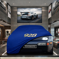 PORSCHE 928 1977-1995 Custom Fit Indoor Car Cover Soft Stretch Black Gray Blue Red Dust Protection Garage Cover Laser Cut + Bag
