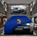 PORSCHE 928 1977-1995 Custom Fit Indoor Car Cover Soft Stretch Black Gray Blue Red Dust Protection Garage Cover Laser Cut + Bag