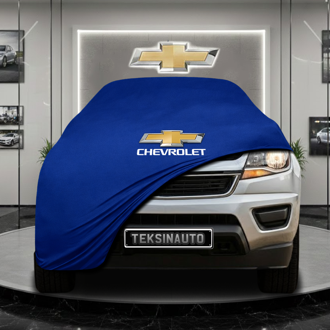 CHEVROLET COLORADO 2 (2019-) Custom Fit Indoor Car Cover Soft Stretch Black Gray Blue Red Dust Protection Garage Cover Laser Cut + Bag