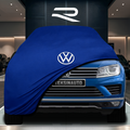 Volkswagen Touareg 2 (7P) (2010-2018) Custom Fit Indoor Car Cover Soft Stretch Black Gray Blue Red Dust Protection Garage Cover Laser Cut + Bag