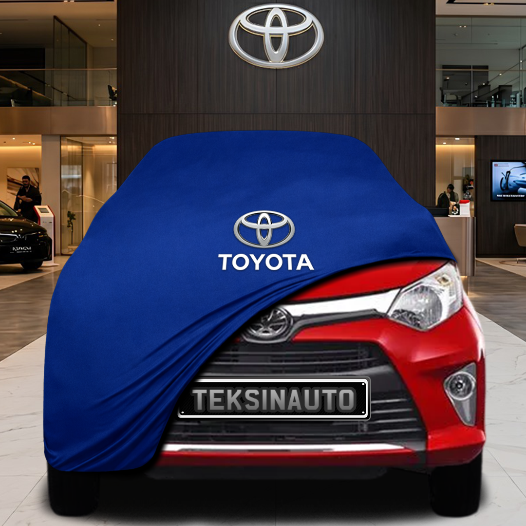 TOYOTA CALYA Custom Fit Indoor Car Cover Soft Stretch Black Gray Blue Red Dust Protection Garage Cover Laser Cut + Bag