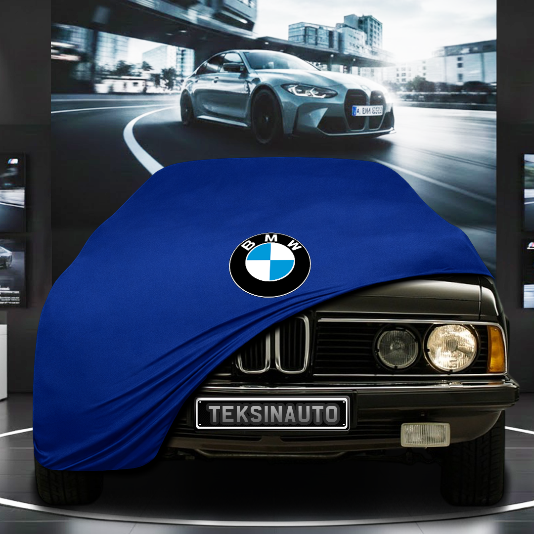 BMW 7 E23 (1977-1986) Custom Fit Indoor Car Cover Soft Stretch Black Gray Blue Red Dust Protection Garage Cover Laser Cut + Bag