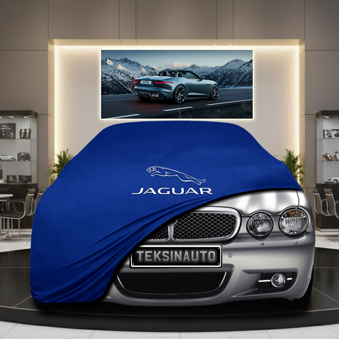 Jaguar XJ (X350) (2003-2006) Custom Fit Indoor Car Cover Soft Stretch Black Gray Blue Red Dust Protection Garage Cover Laser Cut + Bag