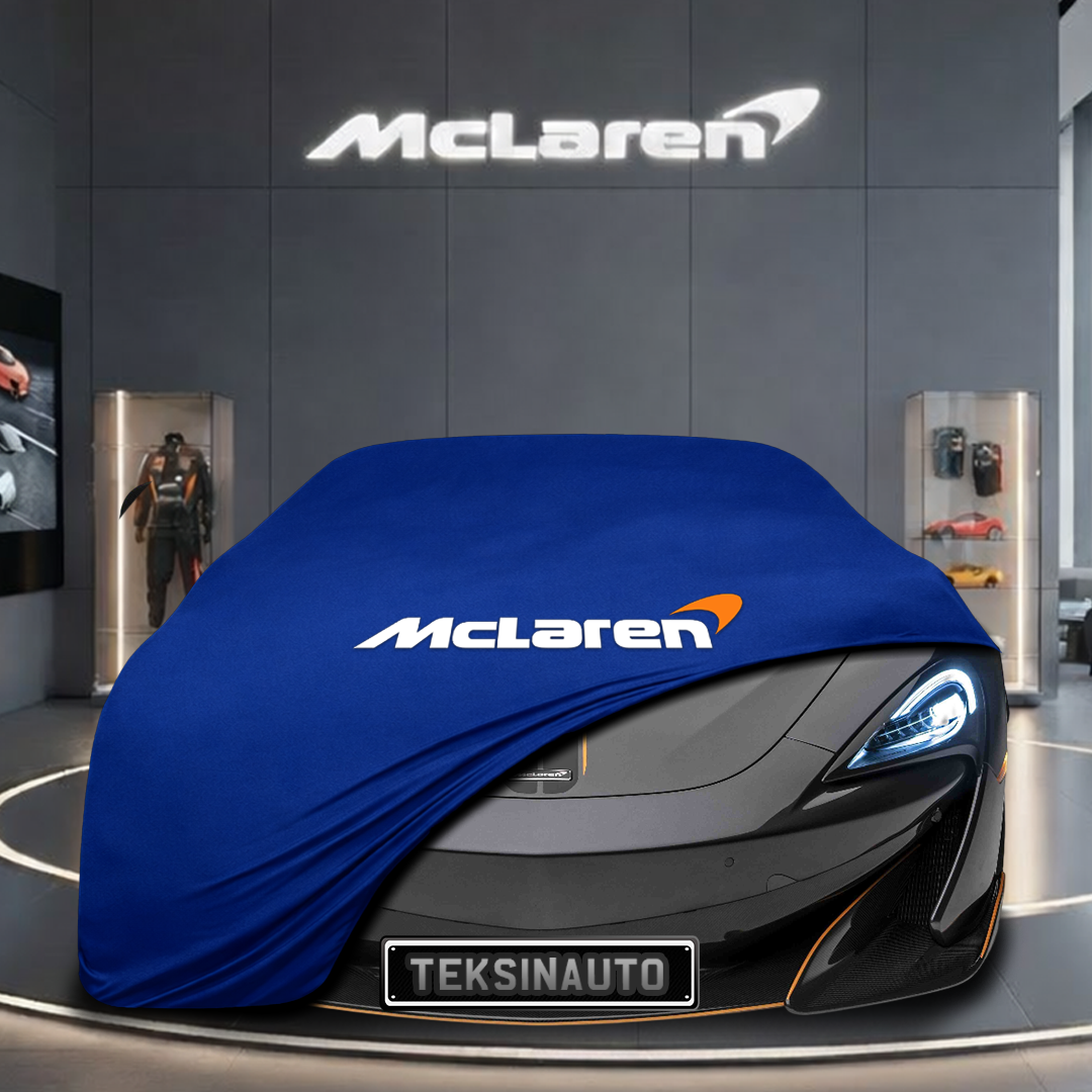 McLaren 600LT (2018-) Custom Fit Indoor Car Cover Soft Stretch Black Gray Blue Red Dust Protection Garage Cover Laser Cut + Bag