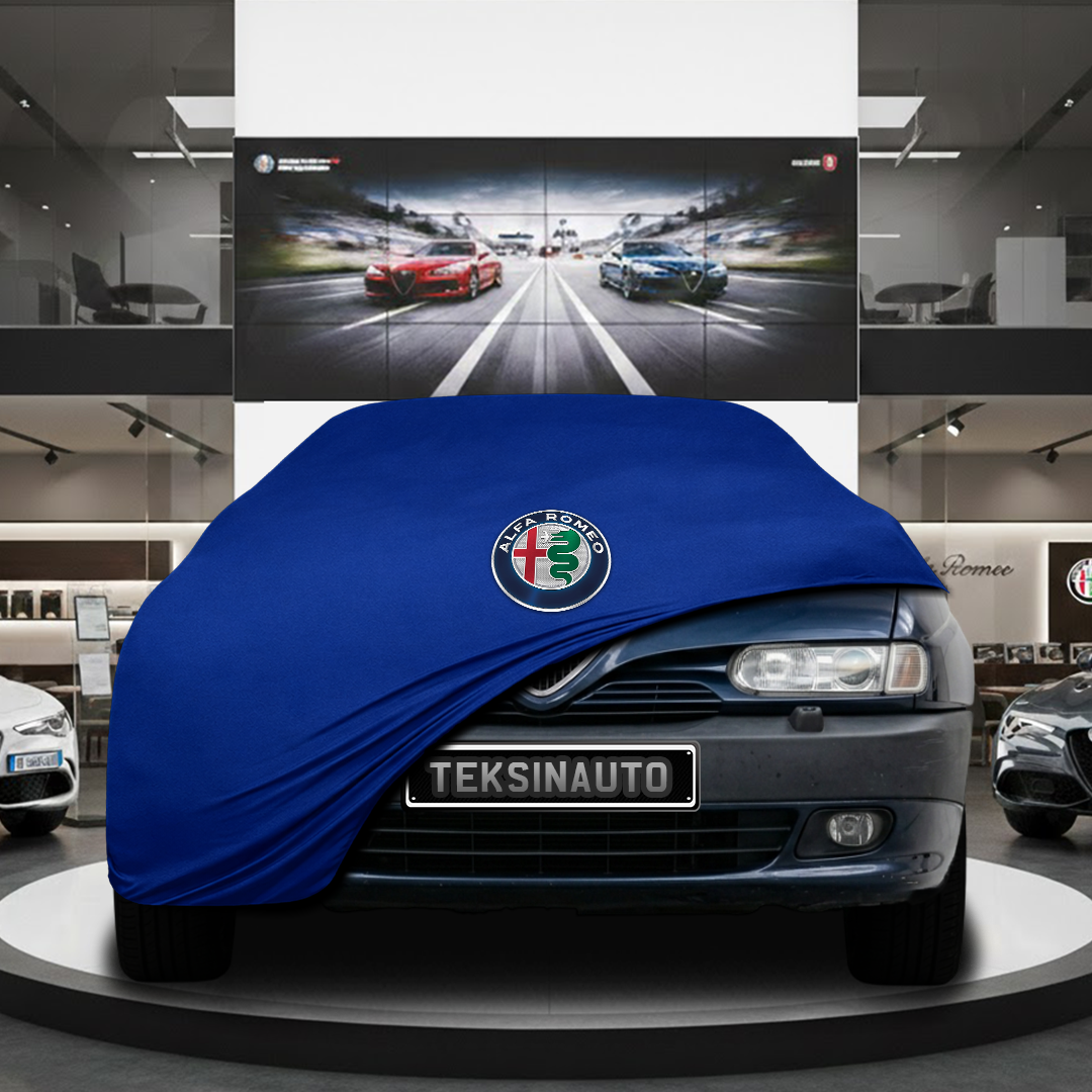 Alfa Romeo 146 Hatchback Custom Fit Indoor Car Cover Soft Stretch Black Gray Blue Red Dust Protection Garage Cover Laser Cut + Bag