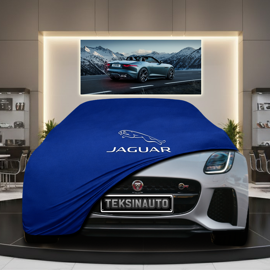 Jaguar F Type Custom Fit Indoor Car Cover Soft Stretch Black Gray Blue Red Dust Protection Garage Cover Laser Cut + Bag