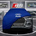 AUDİ Q7 4M 2015-2019 Custom Fit Indoor Car Cover Soft Stretch Black Gray Blue Red Dust Protection Garage Cover Laser Cut + Bag