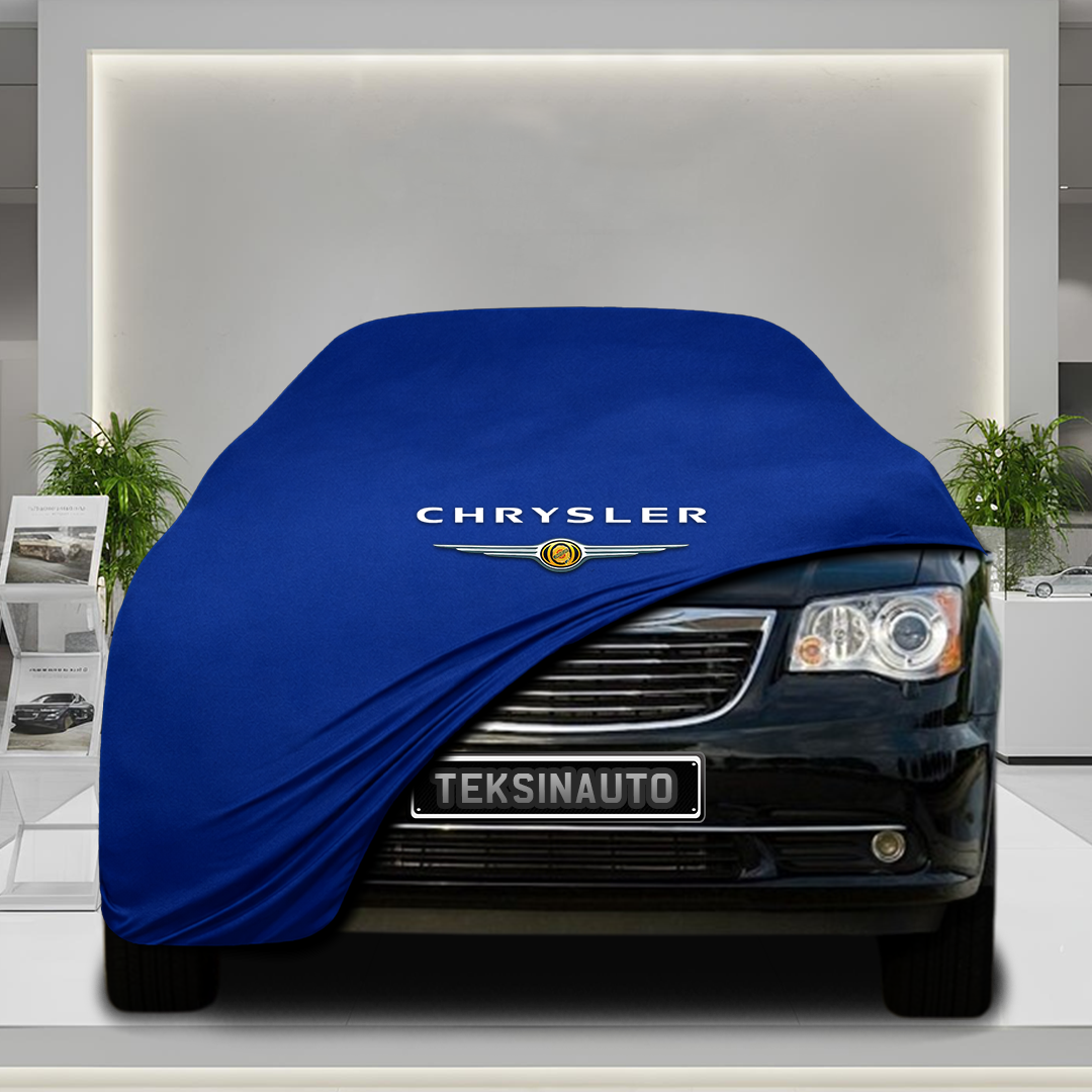 Chrysler Grand Voyager (2007-2015) Custom Fit Indoor Car Cover Soft Stretch Black Gray Blue Red Dust Protection Garage Cover Laser Cut + Bag