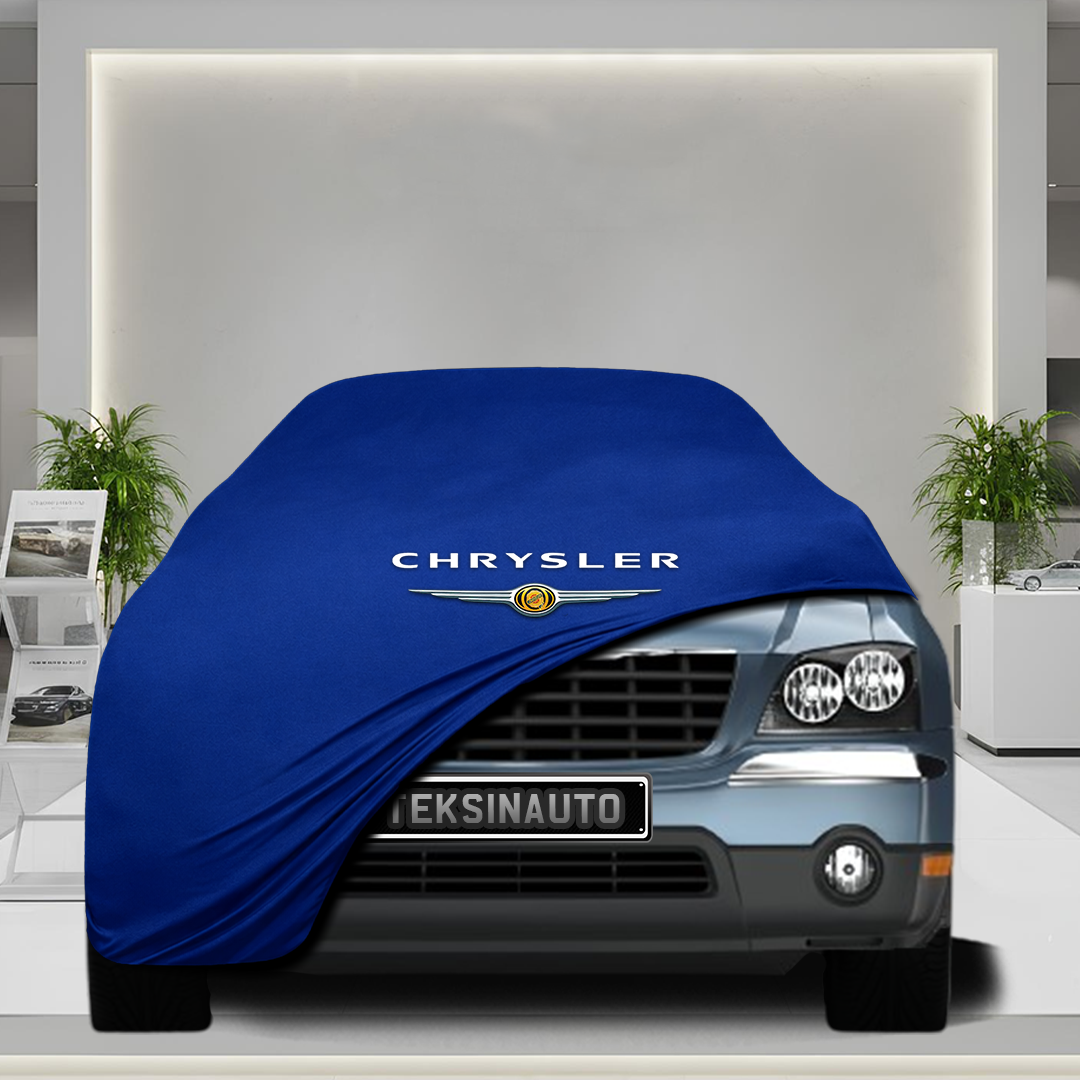 Chrysler Pacifica (2004-2008) Custom Fit Indoor Car Cover Soft Stretch Black Gray Blue Red Dust Protection Garage Cover Laser Cut + Bag