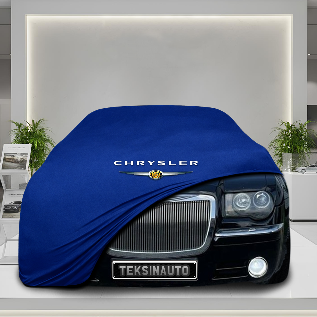 Chrysler 300 (2004-2010) Custom Fit Indoor Car Cover Soft Stretch Black Gray Blue Red Dust Protection Garage Cover Laser Cut + Bag