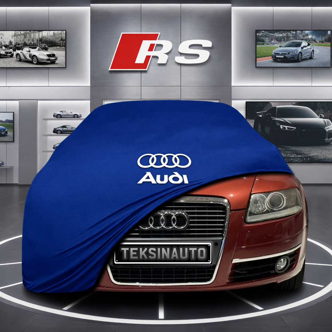 AUDİ A6 C6 Custom Fit Indoor Car Cover Soft Stretch Black Gray Blue Red Dust Protection Garage Cover Laser Cut + Bag