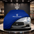 Maserati Ghibli M157 (2013-2017) Custom Fit Indoor Car Cover Soft Stretch Black Gray Blue Red Dust Protection Garage Cover Laser Cut + Bag