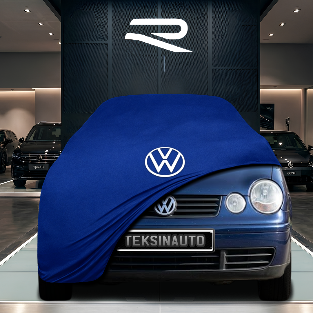 Volkswagen Polo 4 9N (2001-2009)   Custom Fit Indoor Car Cover Soft Stretch Black Gray Blue Red Dust Protection Garage Cover Laser Cut + Bag