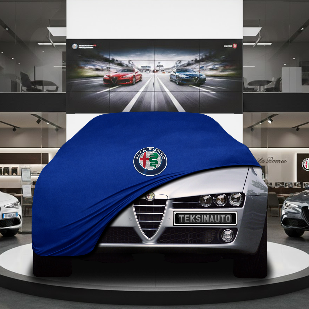 Alfa Romeo 159 Sedan (2005-2011) Custom Fit Indoor Car Cover Soft Stretch Black Gray Blue Red Dust Protection Garage Cover Laser Cut + Bag