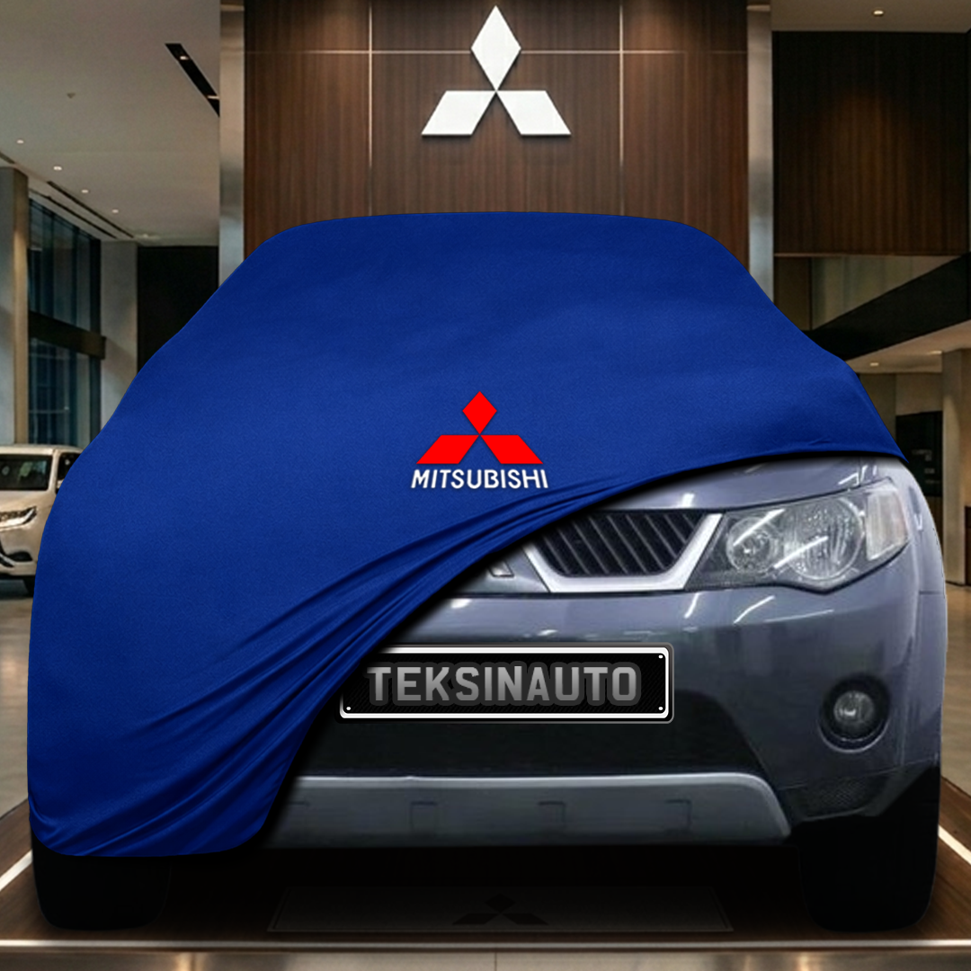 MİTSUBİSHİ OUTLANDER 2 (2005-2012) Custom Fit Indoor Car Cover Soft Stretch Black Gray Blue Red Dust Protection Garage Cover Laser Cut + Bag