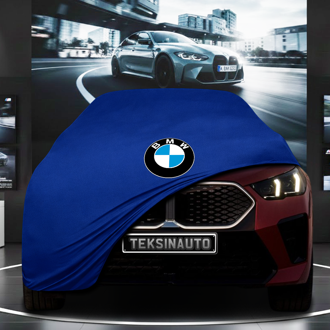 BMW İX2 (2024-) Custom Fit Indoor Car Cover Soft Stretch Black Gray Blue Red Dust Protection Garage Cover Laser Cut + Bag