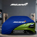 McLaren 765LT (2020-) Custom Fit Indoor Car Cover Soft Stretch Black Gray Blue Red Dust Protection Garage Cover Laser Cut + Bag