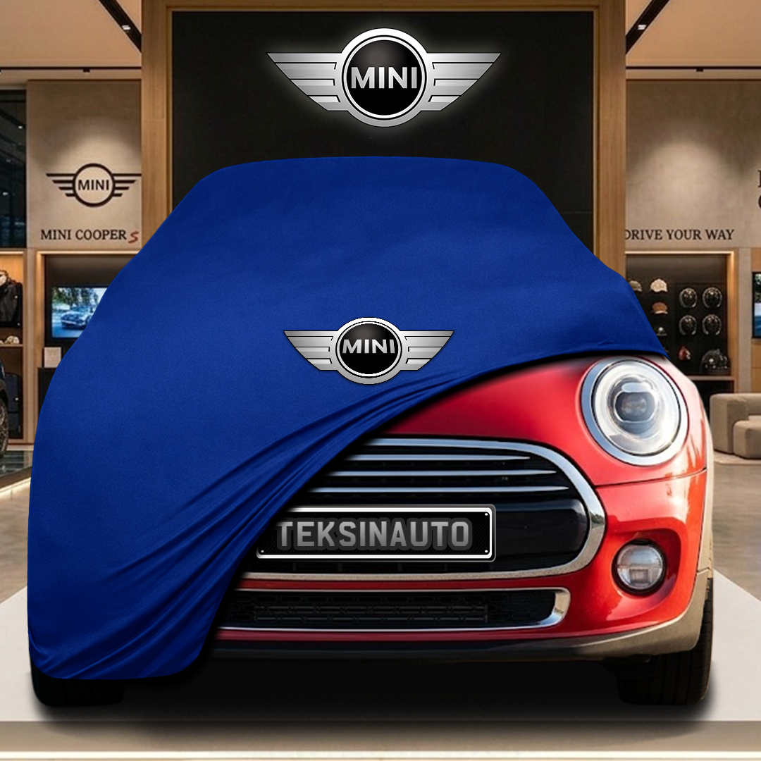 MİNİ COOPER HATCH F56 2014-2021 Custom Fit Indoor Car Cover Soft Stretch Black Gray Blue Red Dust Protection Garage Cover Laser Cut + Bag