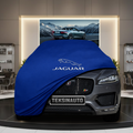 Jaguar F-PACE Custom Fit Indoor Car Cover Soft Stretch Black Gray Blue Red Dust Protection Garage Cover Laser Cut + Bag