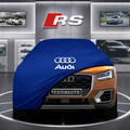 AUDİ Q2 2016-2020 Custom Fit Indoor Car Cover Soft Stretch Black Gray Blue Red Dust Protection Garage Cover Laser Cut + Bag