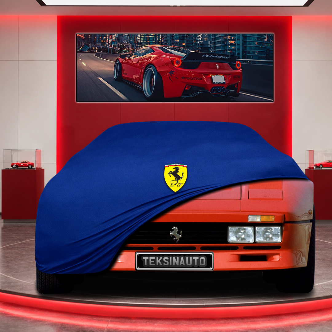 Ferrari 288 Custom Fit Indoor Car Cover Soft Stretch Black Gray Blue Red Dust Protection Garage Cover Laser Cut + Bag