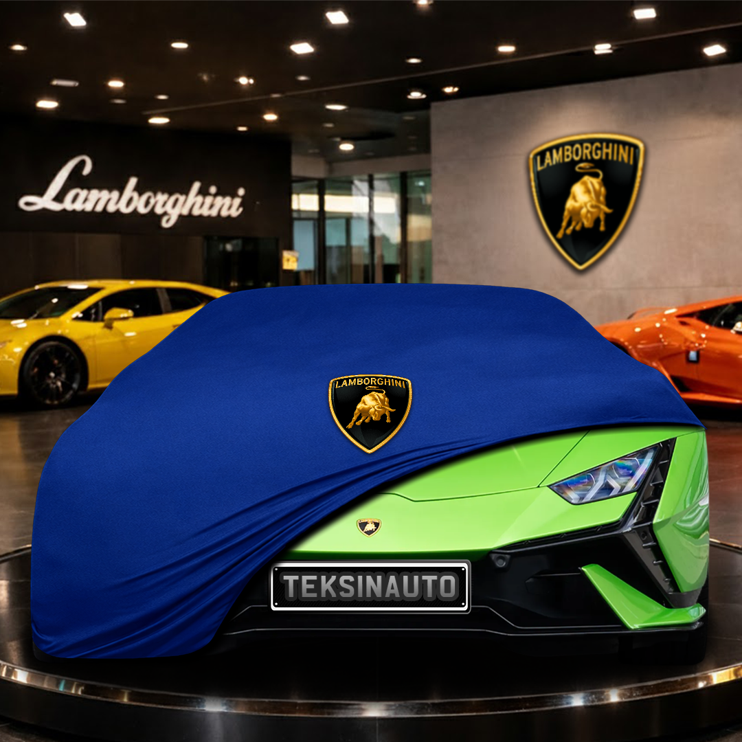 Lamborghini Huracan Tecnica (2022-) Custom Fit Indoor Car Cover Soft Stretch Black Gray Blue Red Dust Protection Garage Cover Laser Cut + Bag