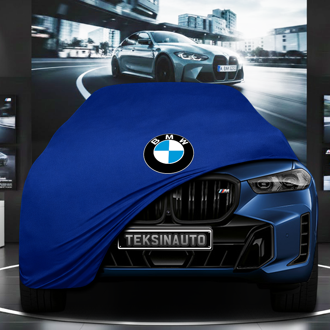 BMW X5 F95 (2023-) Custom Fit Indoor Car Cover Soft Stretch Black Gray Blue Red Dust Protection Garage Cover Laser Cut + Bag