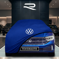 Volkswagen Jetta 7 (2018-) Custom Fit Indoor Car Cover Soft Stretch Black Gray Blue Red Dust Protection Garage Cover Laser Cut + Bag