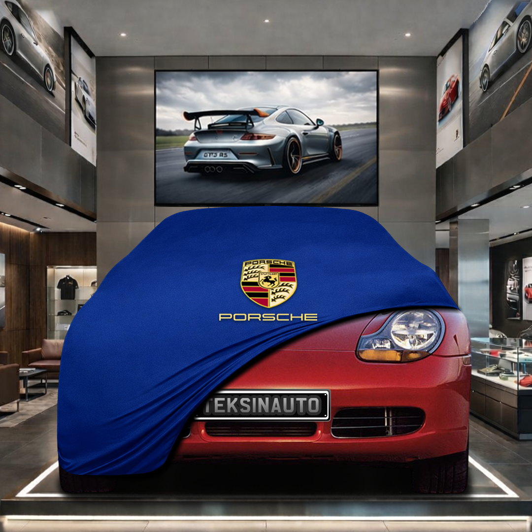 Porsche Boxster 986 (1996-2004) Custom Fit Indoor Car Cover Soft Stretch Black Gray Blue Red Dust Protection Garage Cover Laser Cut + Bag