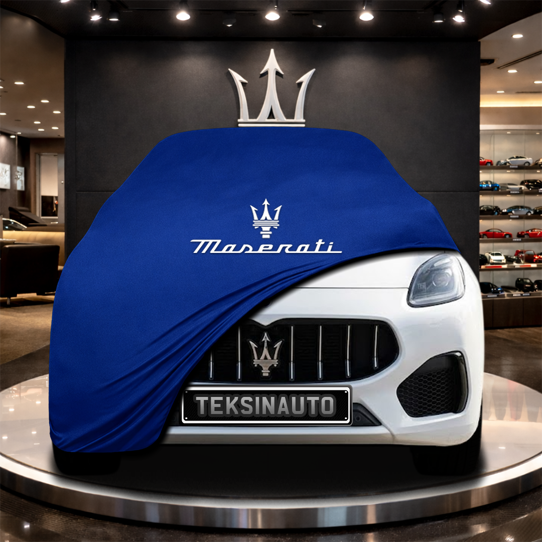 MASERATİ GRECALE (2022-) Custom Fit Indoor Car Cover Soft Stretch Black Gray Blue Red Dust Protection Garage Cover Laser Cut + Bag