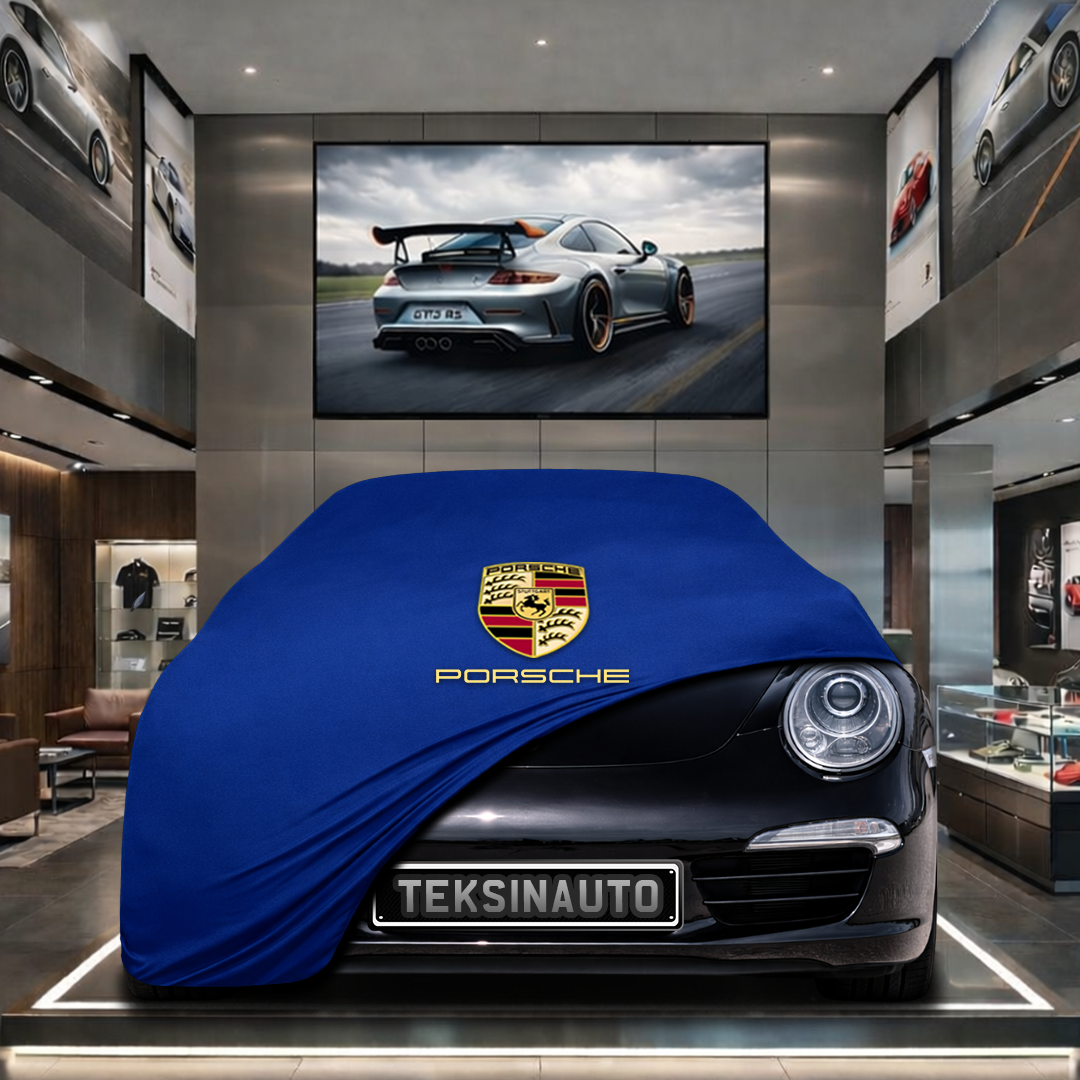 PORSCHE 911 997 Custom Fit Indoor Car Cover Soft Stretch Black Gray Blue Red Dust Protection Garage Cover Laser Cut + Bag