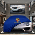 Porsche 918 Spyder Custom Fit Indoor Car Cover Soft Stretch Black Gray Blue Red Dust Protection Garage Cover Laser Cut + Bag