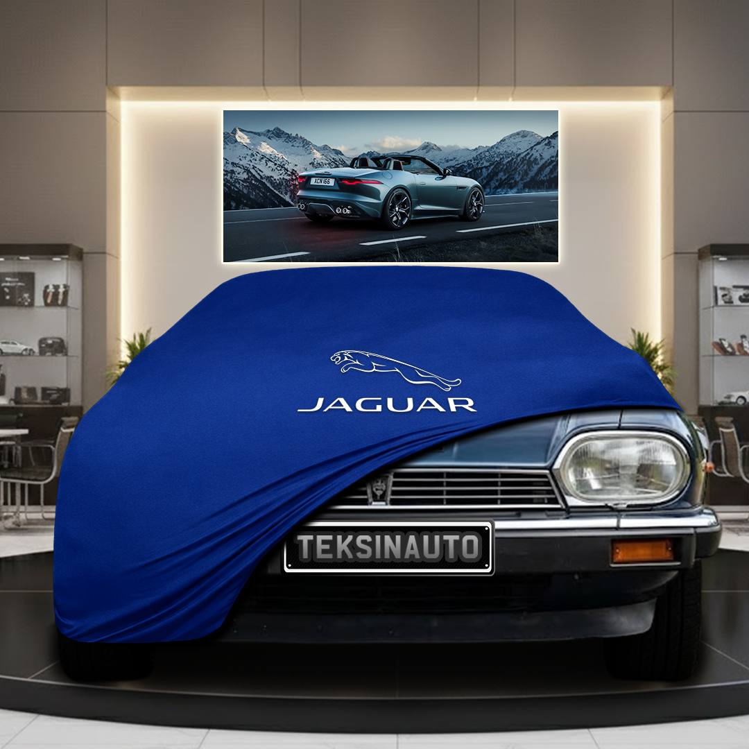 JAGUAR XJS COUPE 1975-1996 Custom Fit Indoor Car Cover Soft Stretch Black Gray Blue Red Dust Protection Garage Cover Laser Cut + Bag