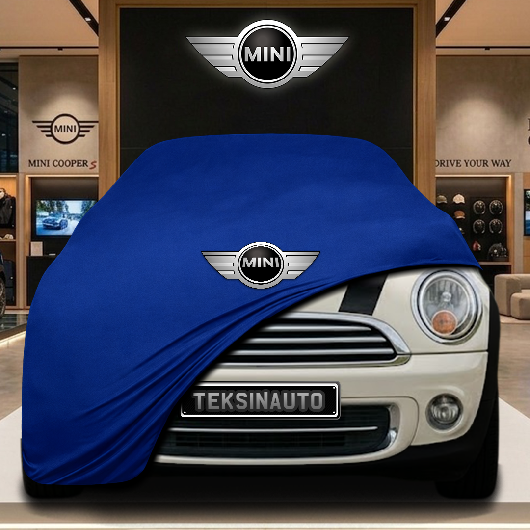 MİNİ COOPER HATCH R56 2006-2014 Custom Fit Indoor Car Cover Soft Stretch Black Gray Blue Red Dust Protection Garage Cover Laser Cut + Bag